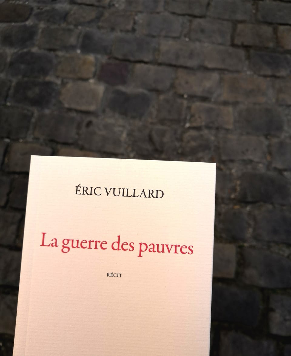Éric Vuillard - La guerre des pauvres [chronique littéraire]