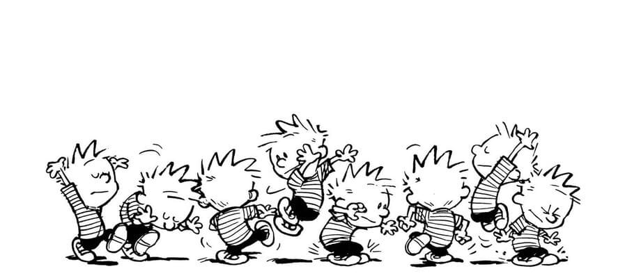 intégrale de Calvin et Hobbes en BD